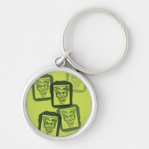 Batman Street Heroes _ 6 _ Joker Green Stamps Keychain