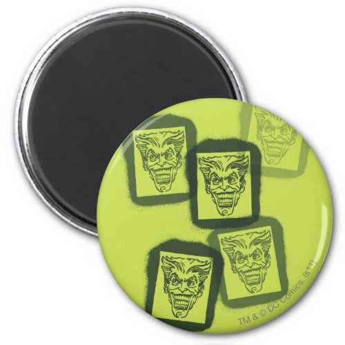 Batman Street Heroes _ 6 _ Joker Green Stamps Magnet