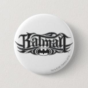 Batman   Stylized Logo Pinback Button