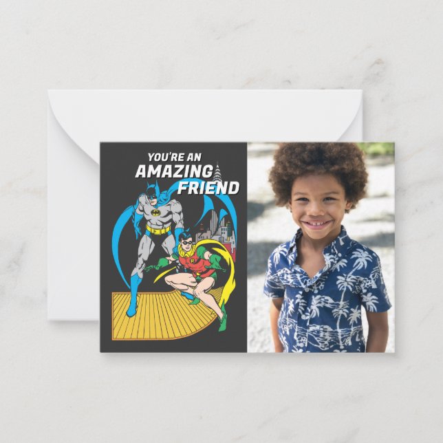 Batman Super Friend | Valentine's Day Note Card (Front)