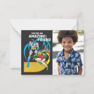 Batman Super Friend   Valentine's Day Note Card