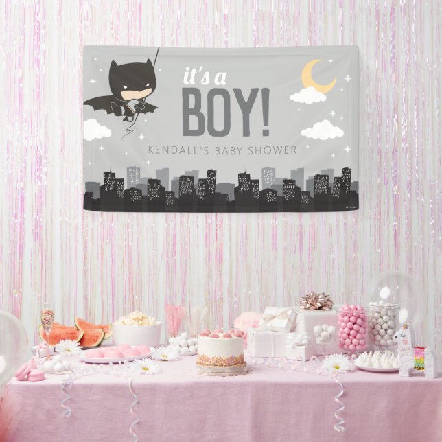 Party Batman Baby Shower Decorations Batman Super Hero Baby Shower - Main Image
