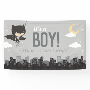 Batman Super Hero Baby Shower Banner