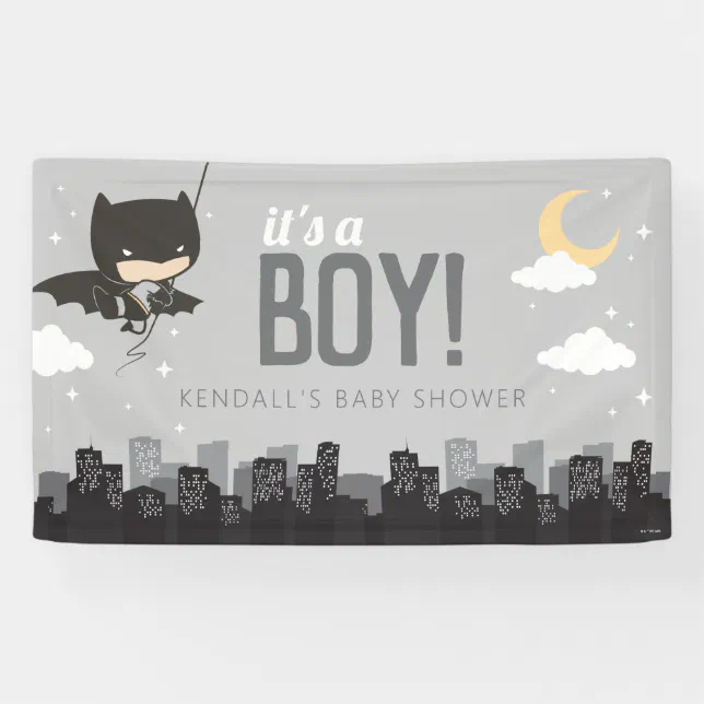 Batman Super Hero Baby Shower Banner | Zazzle