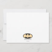 Batman Super Hero Baby Shower Invitation (Back)