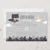 Batman Super Hero Baby Shower Invitation (Front)