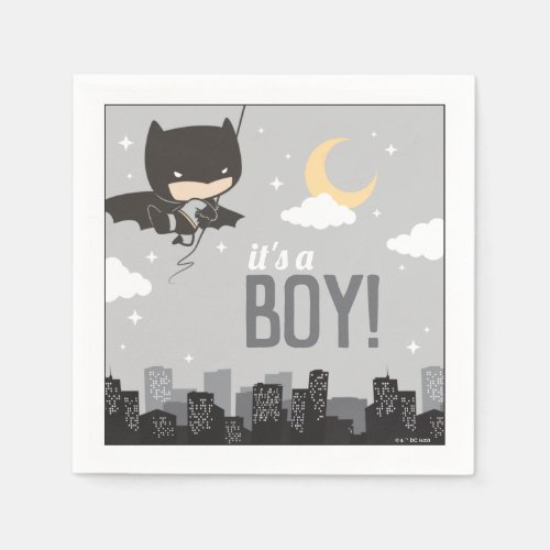 Batman Super Hero Baby Shower Napkins