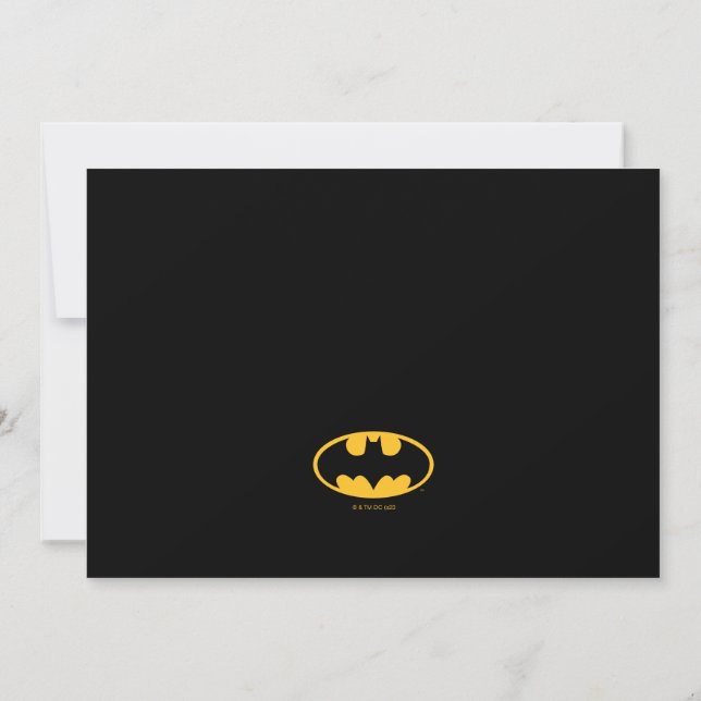 Batman Super Hero Birthday - Photo Invitation