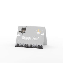 Batman Super Hero Birthday Thank You Card