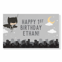 Batman Super Hero First Birthday Foam Board