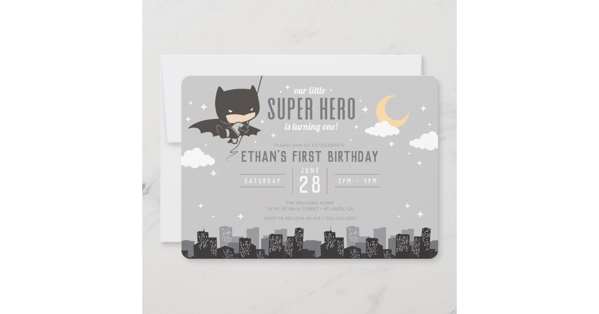 ~ Birthday Party Supplies Stationery Cards 8 BATMAN Gotham Hero INVITATIONS ~ Birthday Party Supplies Stationery Cards 8 BATMAN Gotham Hero INVITATIONS
