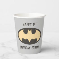 Batman Super Hero First Birthday Paper Cups