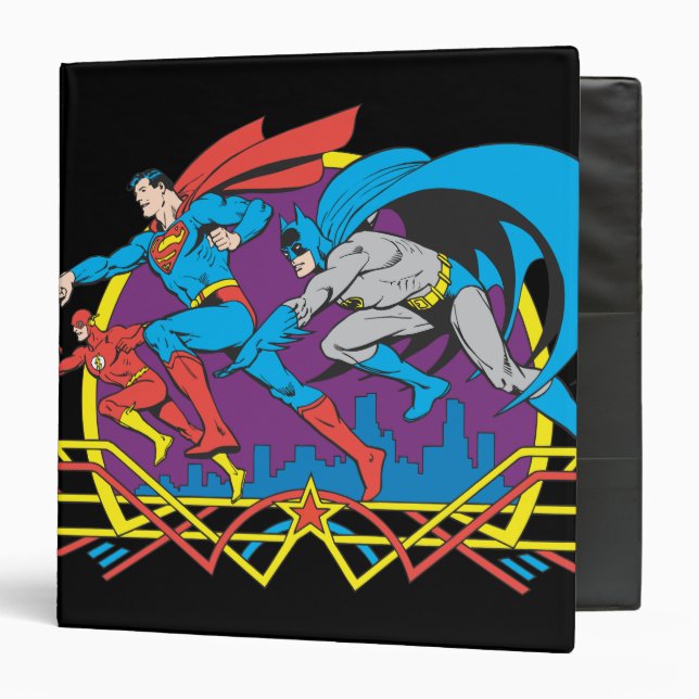 Batman + Superman + Flash Binder (Front/Inside)