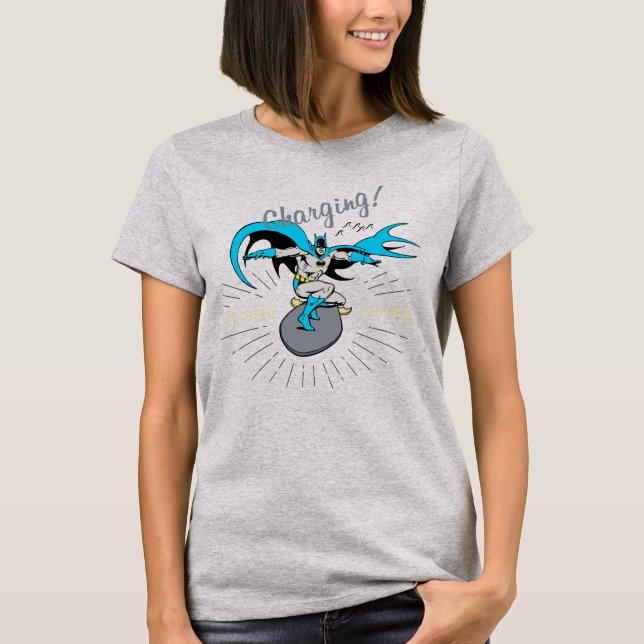 Batman Surfing - Charging! T-Shirt (Front)