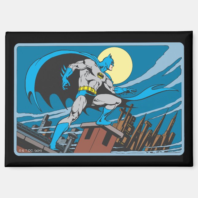 Batman Surveys City Magnet (Front)