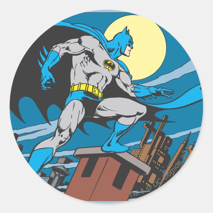 Batman Surveys City Stickers