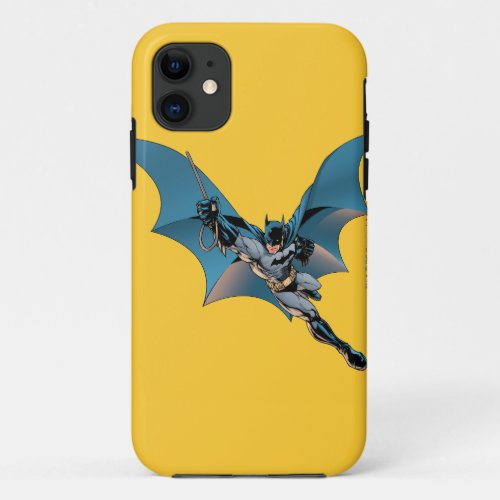 Batman swing  into action iPhone 11 case