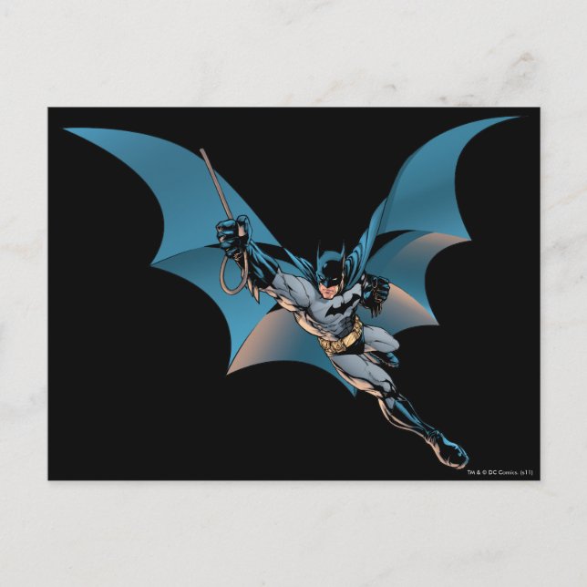 Batman swing  into action postcard (Front)
