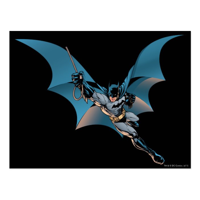 Batman Swing Into Action Postcard | Zazzle.com