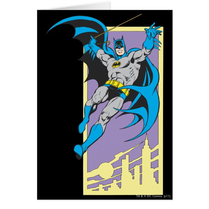 Batman Swings Skyscraper Cards