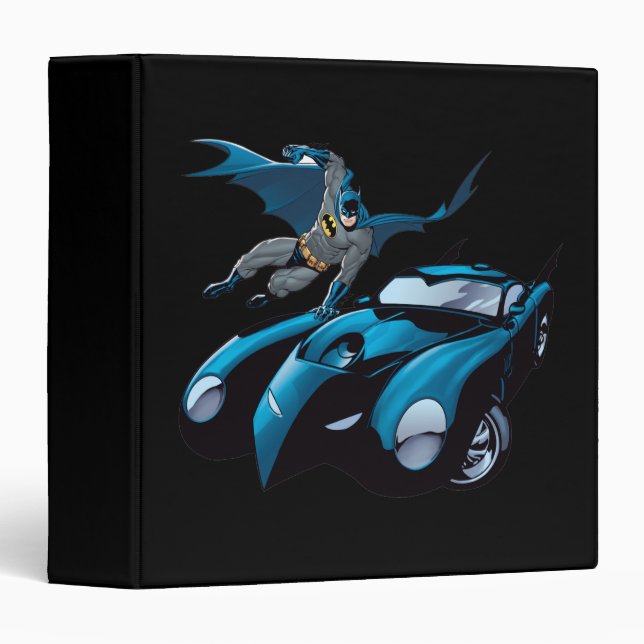 Batman swings over 3 ring binder (Front/Spine)