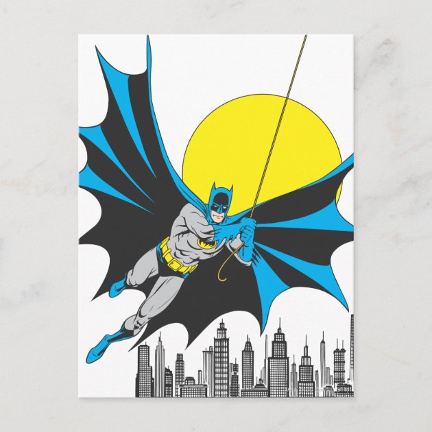 Batman Swings Postcard | Zazzle