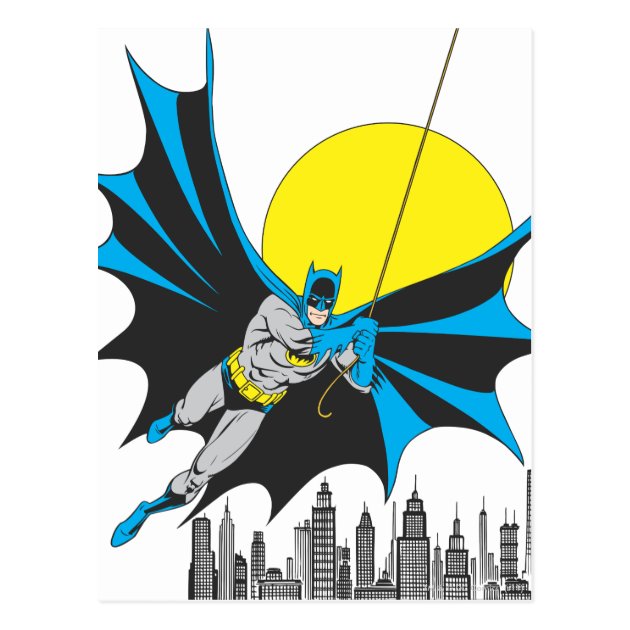 Batman Swings Postcard | Zazzle.com