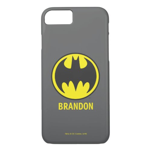 Batman Symbol  Bat Circle Logo iPhone 87 Case