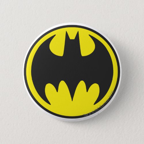 Batman Symbol  Bat Circle Logo Pinback Button
