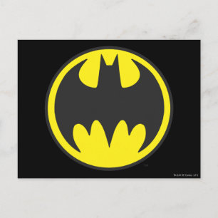 Batman Symbol Bat Circle Logo Postcard