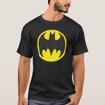 Batman Symbol | Bat Circle Logo T-shirt by batman at Zazzle