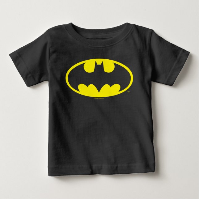 Batman Symbol | Bat Oval Logo Baby T-Shirt (Front)