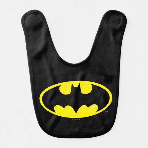Batman Symbol  Bat Oval Logo Bib