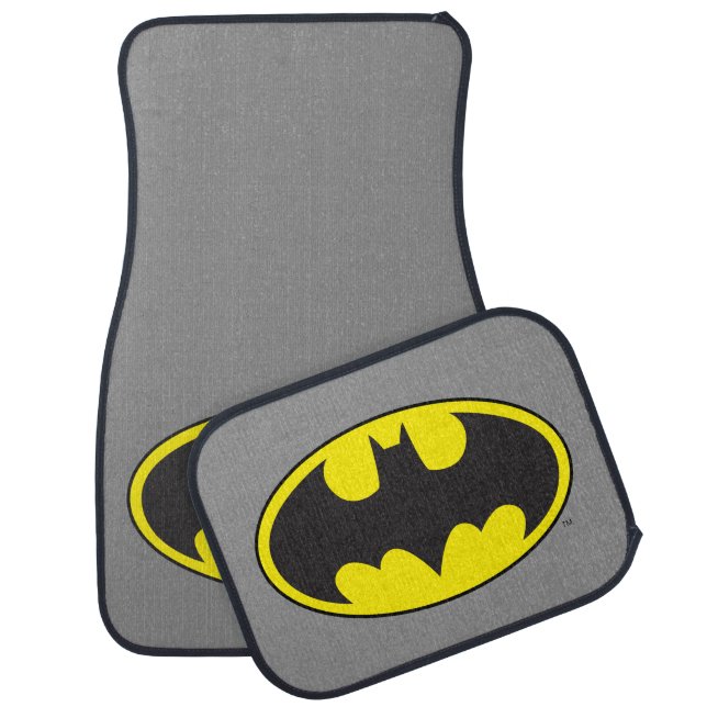Batman Symbol | Bat Oval Logo Car Mat (Set)