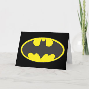 Batman Symbol Bat Oval Logo Card