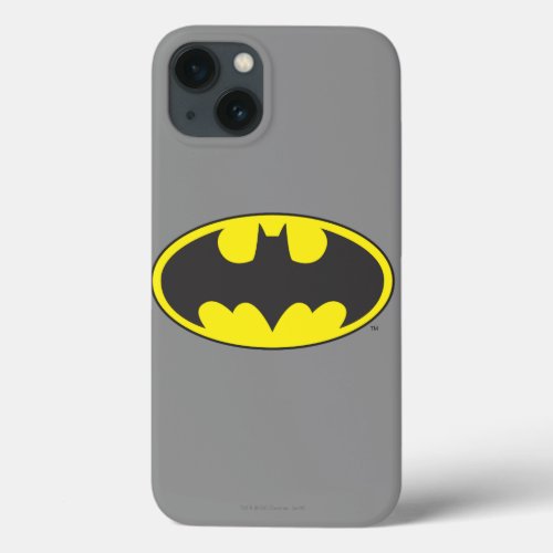 Batman Symbol  Bat Oval Logo iPhone 13 Case