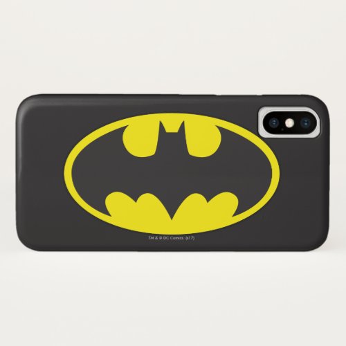 Batman Symbol  Bat Oval Logo iPhone X Case