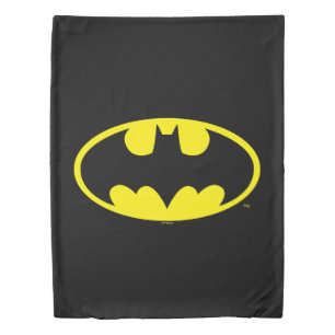 Batman Symbol   Bat Oval Logo Duvet Cover