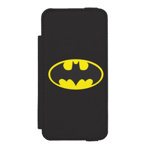 Batman Symbol  Bat Oval Logo Wallet Case For iPhone SE55s