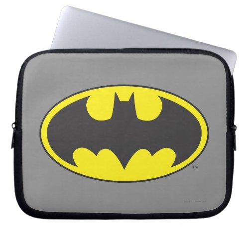 Batman Symbol  Bat Oval Logo Laptop Sleeve