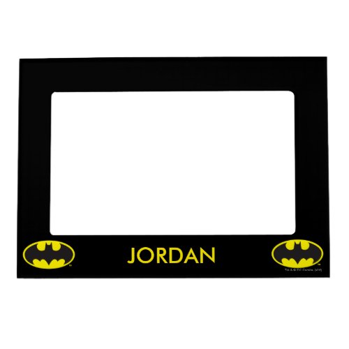 Batman Symbol  Bat Oval Logo Magnetic Picture Frame