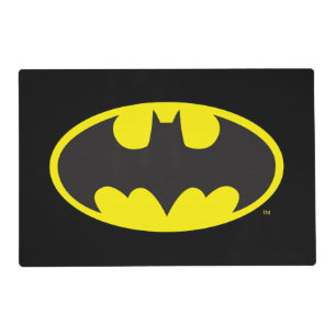 Batman Symbol   Bat Oval Logo Placemat