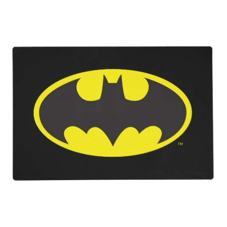 Batman Symbol | Bat Oval Logo Placemat