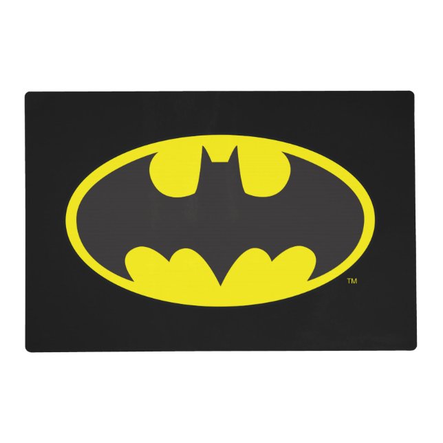 Batman Symbol | Bat Oval Logo Placemat (Front)