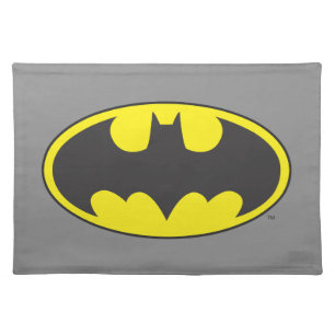 Batman Symbol   Bat Oval Logo Placemat
