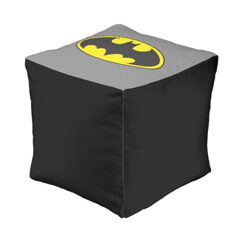Batman Symbol  Bat Oval Logo Pouf