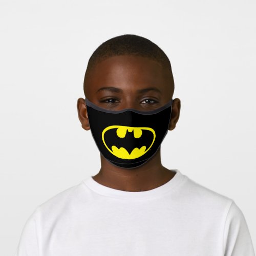 Batman Symbol  Bat Oval Logo Premium Face Mask