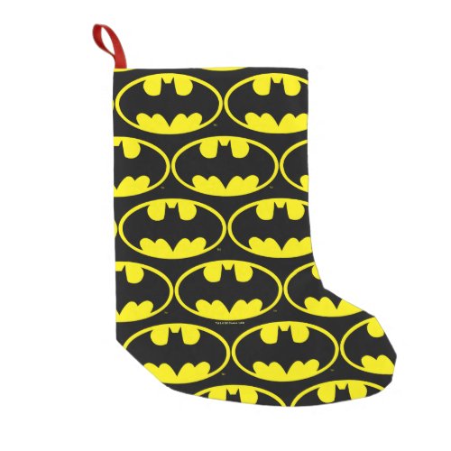 Batman Symbol  Bat Oval Logo Small Christmas Stocking