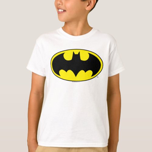 Batman Symbol  Bat Oval Logo T_Shirt