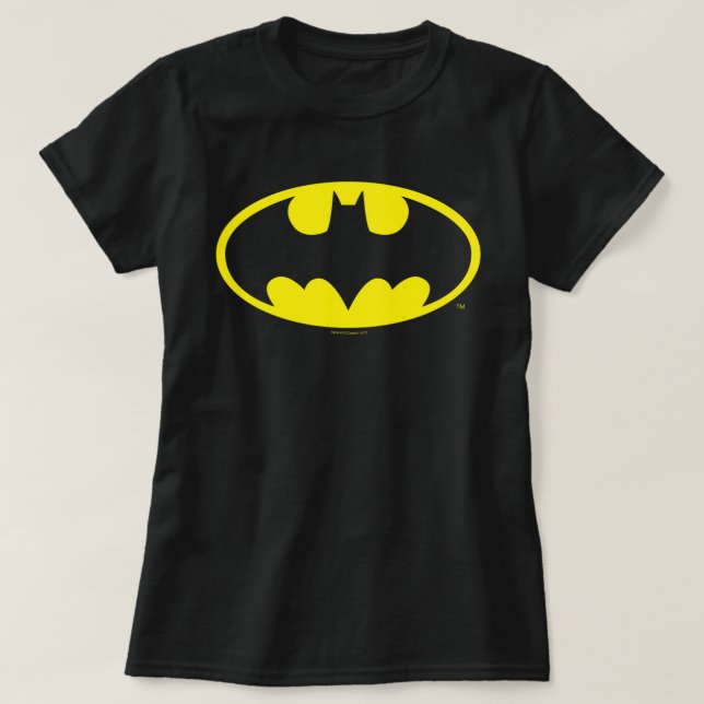Batman Symbol | Bat Oval Logo T-Shirt (Design Front)